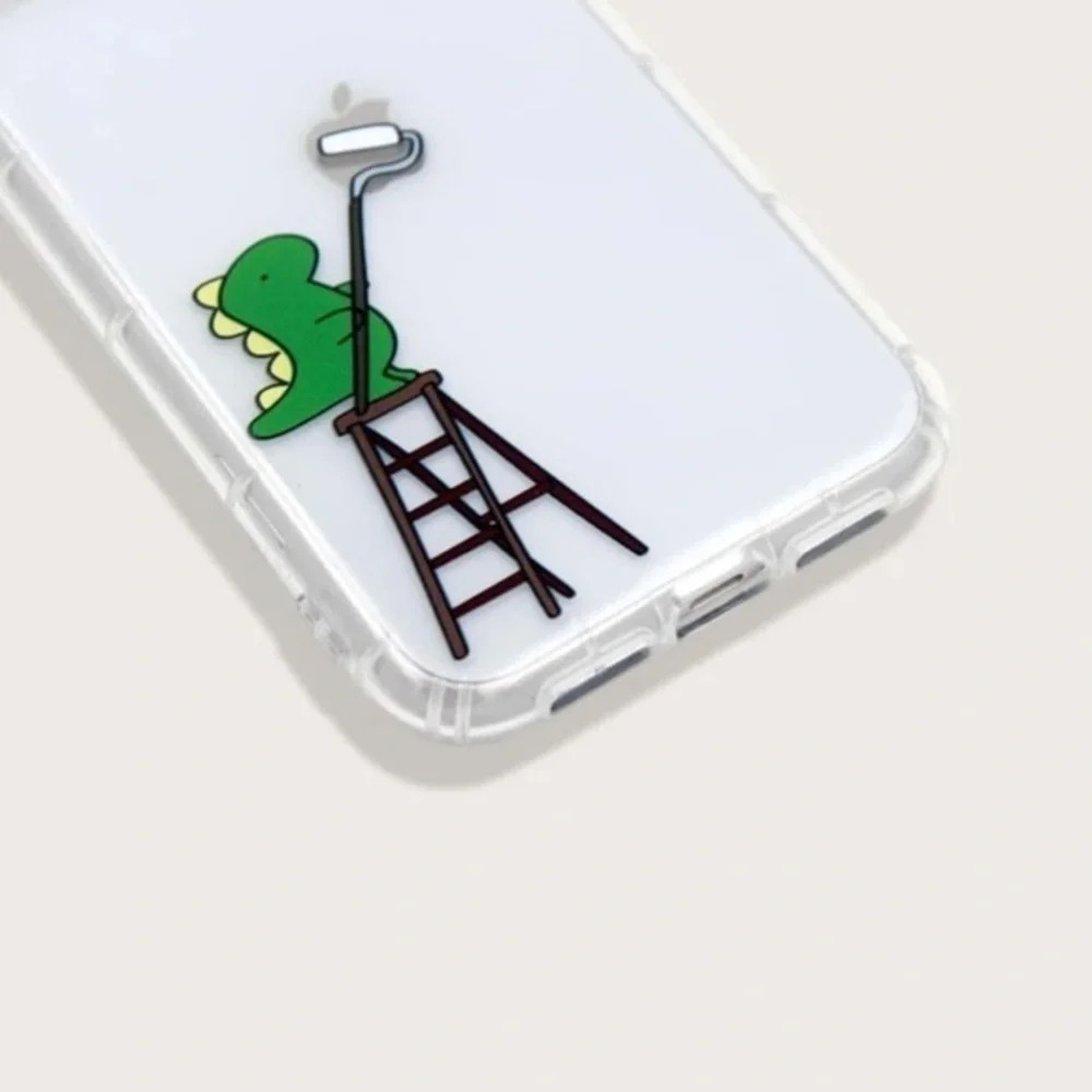 ⚠️Clearance🦖iPhone 14/Pro/Pro Max/Plus Cute Cartoon Dino iPhone Case - Picture 3 of 5